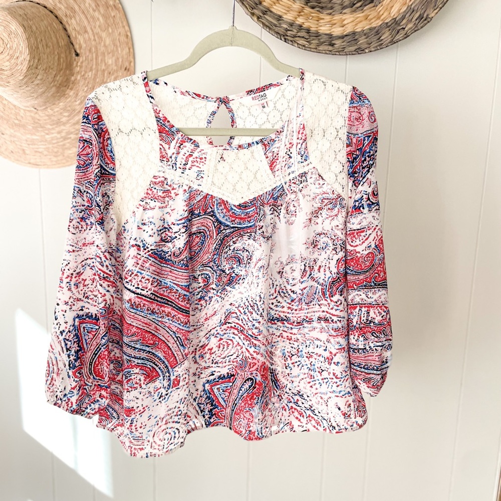 New! Flouncy Blouse by Red Tag